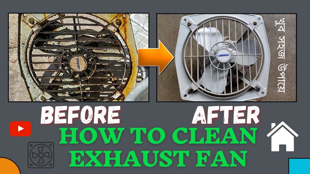 How To Clean Greasy Exhaust Fan at Home Disassemble Every single part of Exhaust fan . YouTube
