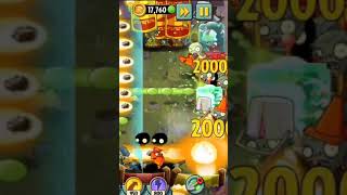 Plants vs Zombies 2 - Repeater And Torchwood Plant Combo In PvZ2 - #Shorts