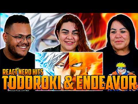 REAGIMOS AOS RAPS DO TODOROKI e ENDEAVOR (Boku no Hero Academia) - FOGO E GELO | NERD HITS