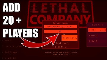How to Play with 20 Players in Lethal Company | MAX PLAYER MOD Bigger Lobby
