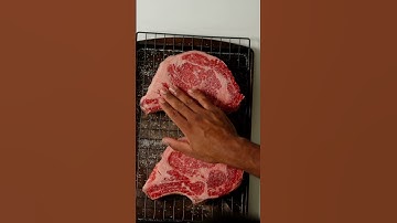 A 24 hr dry brine is really all you need for a great steak