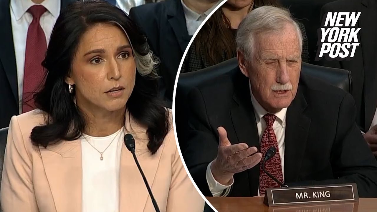 Tusli Gabbard questioned on airstrike leak during Senate Intelligence Committee hearing