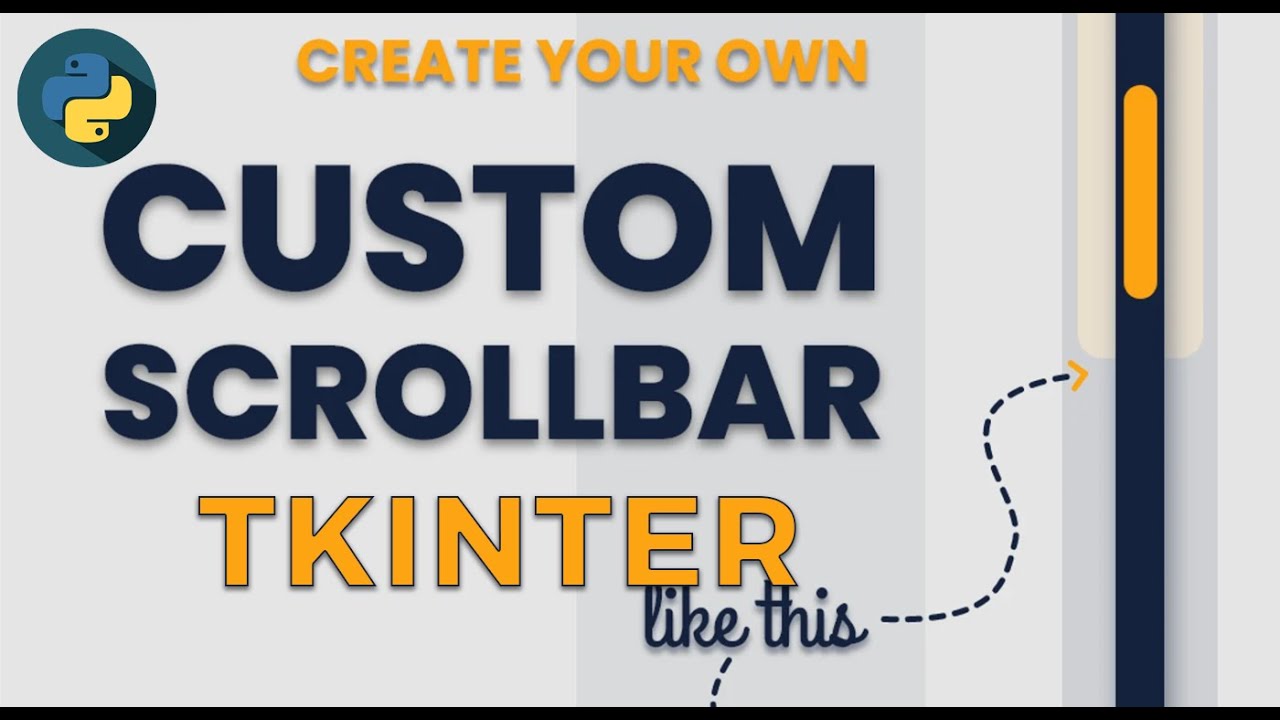 Scrollbar In Tkinter | Horizontal And Vertical Scrollbar |Python And Tkinter Gui