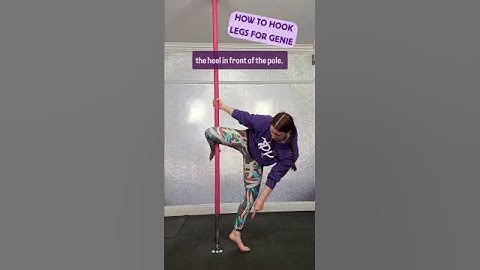 How to hook legs for Genie on the pole (Beginner Trick)