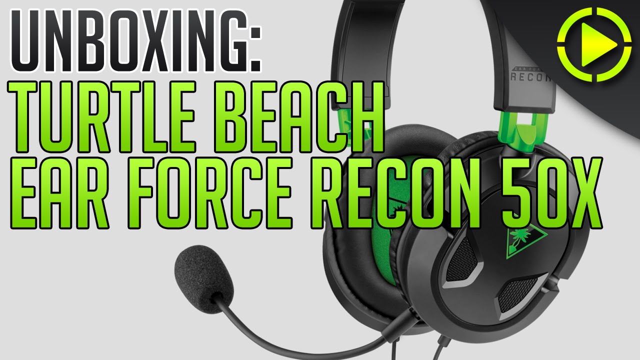 Unboxing Turtle Beach Ear Force Recon X Powered By Turtle Beach