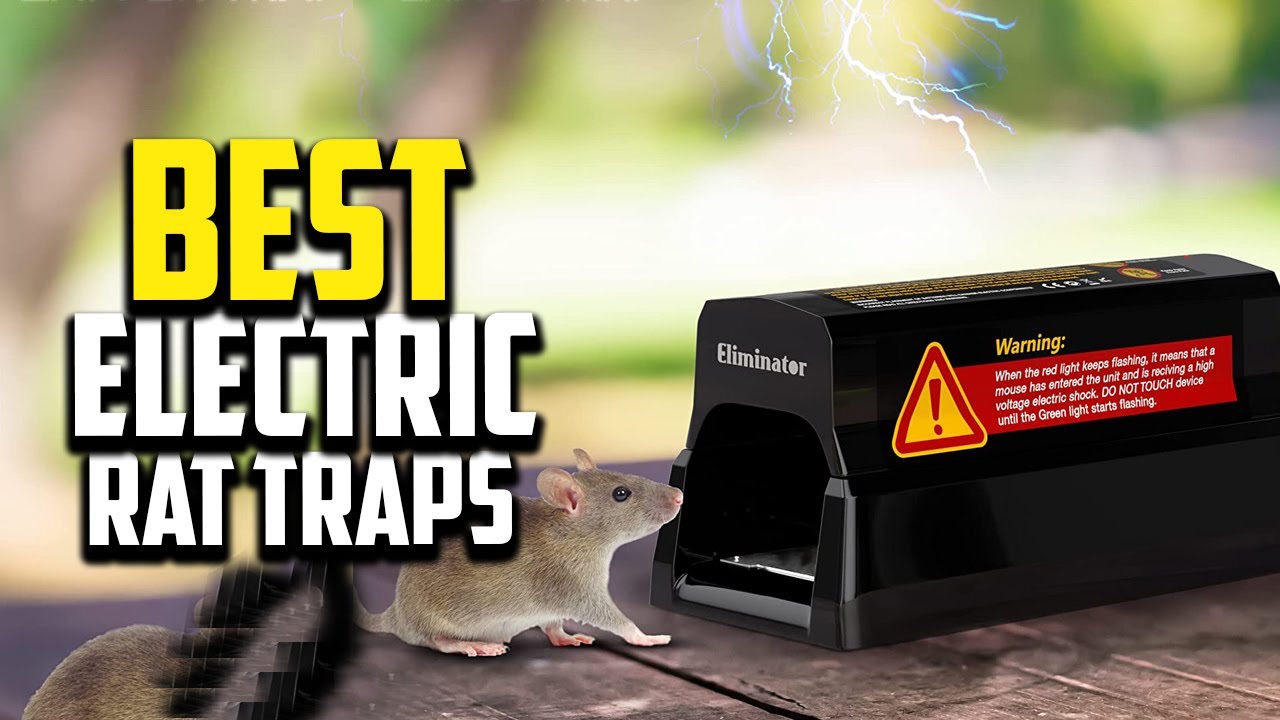 Electronic High Voltage Rat Trap Electric Shock Mice Mouse Rodent Killer  For Warehouse Office