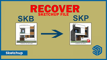 How to RECOVER Sketchup file from SKB file | Sketchup SKB file #skp #skb #sketchuptutorials