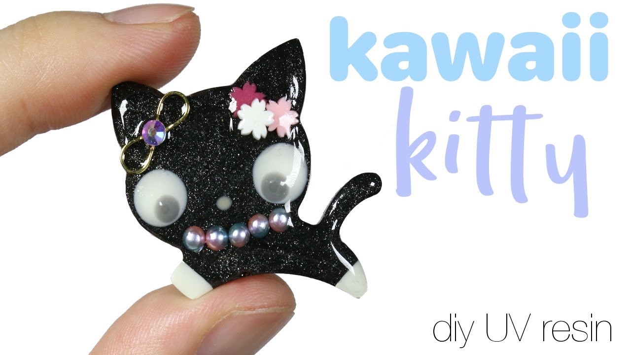 How to DIY Kawaii/Cute Kitty Cat Resin Tutorial (ft. Lorien's