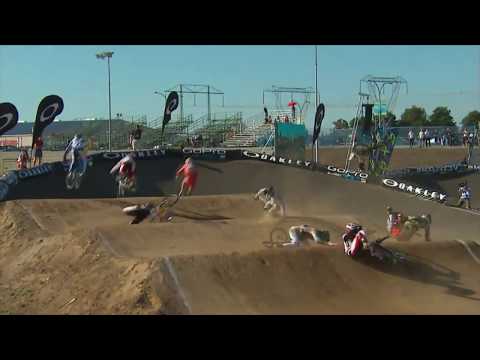 BMX race crash