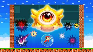 Mario vs Suika | Mr.Sun Color YELLOW in BLUE Ocean (Sprunki Compliation)