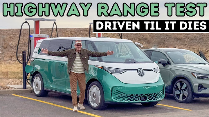 Volkswagen ID. Buzz (AWD) 70-MPH Highway Range Test! Driven Until It Dies