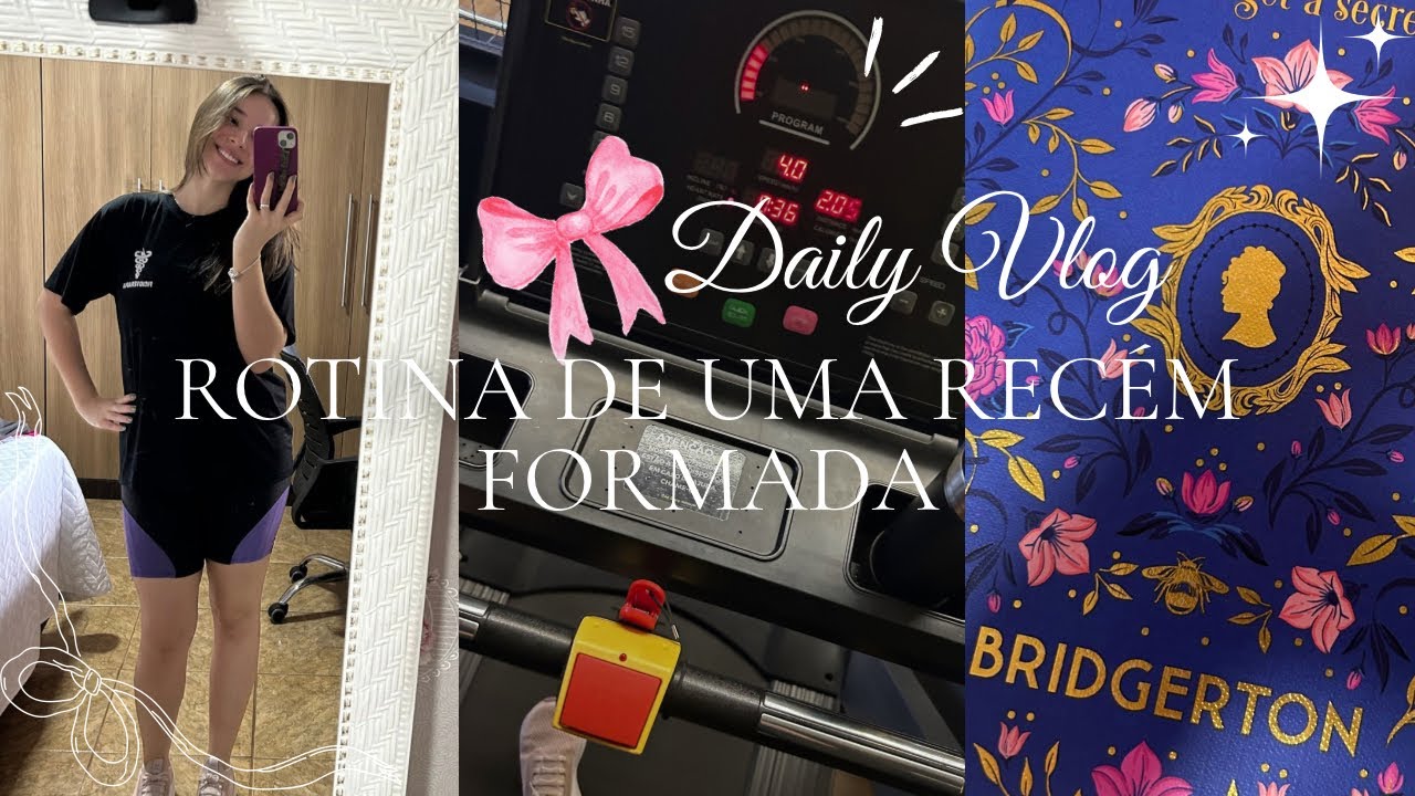 Daily Vlog 🎀✨ Rotina de Recém-Formada 👩🏻‍🎓 | Pós-Graduação, organização e bate-papo 💫✏️