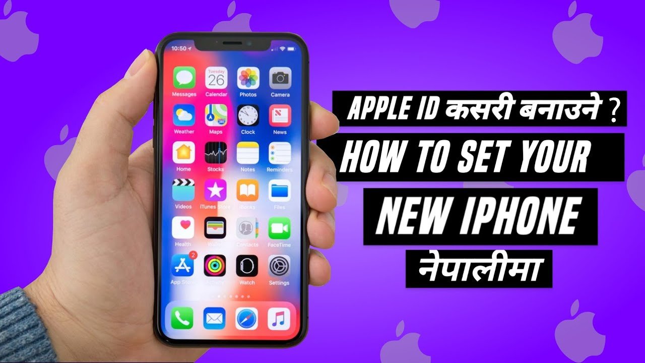 How to create Apple ID ? | How to setup your new iPhone? | Nepali - YouTube