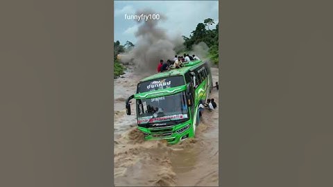 Bus Hanging Over Muddy River | Dramatic Bridge Rescue Mission | Ultra-Realistic Simulation