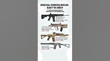 Top 4 Special Forces Rifles from Around the World 🌍 | AS Val, HK416A5, Tavor X95, L119A2