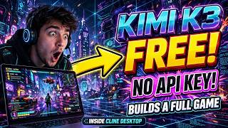 Kimi K3 is FREE Right Now! No API Key Needed - I Built a FULL Game in Cline Desktop