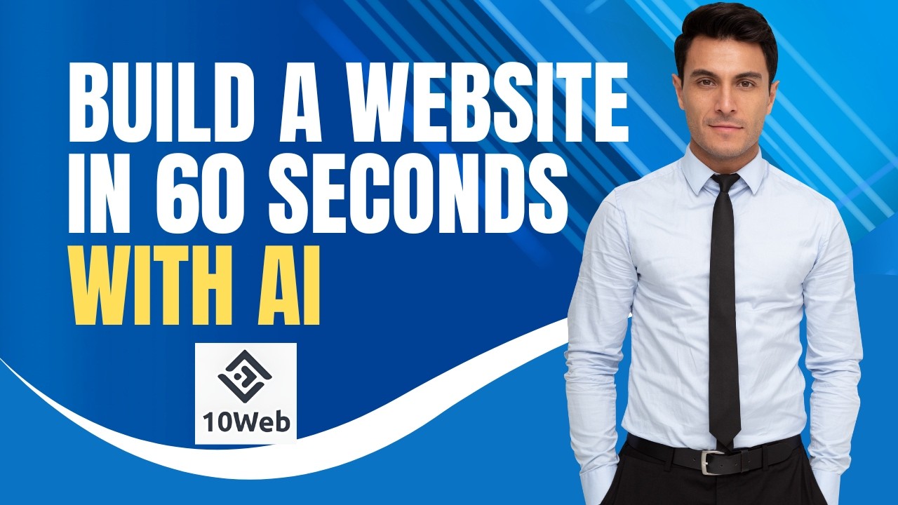Build a WordPress Site in 60 Seconds Using 10Web AI - YouTube