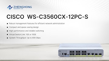 Cisco Catalyst 3560-CX series Switch,WS-C3560CX-12PC-S