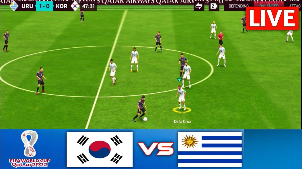 South Korea vs Uruguay Live FIFA World Cup Qatar 2022 FIFA World