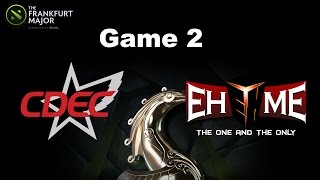 [Game 2] CDEC vs Ehome Full Highlights #Frankfurt Major Group D