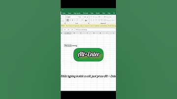 ✅EXCEL TIPS |Wrap text|#excel #shorts #excelfunction