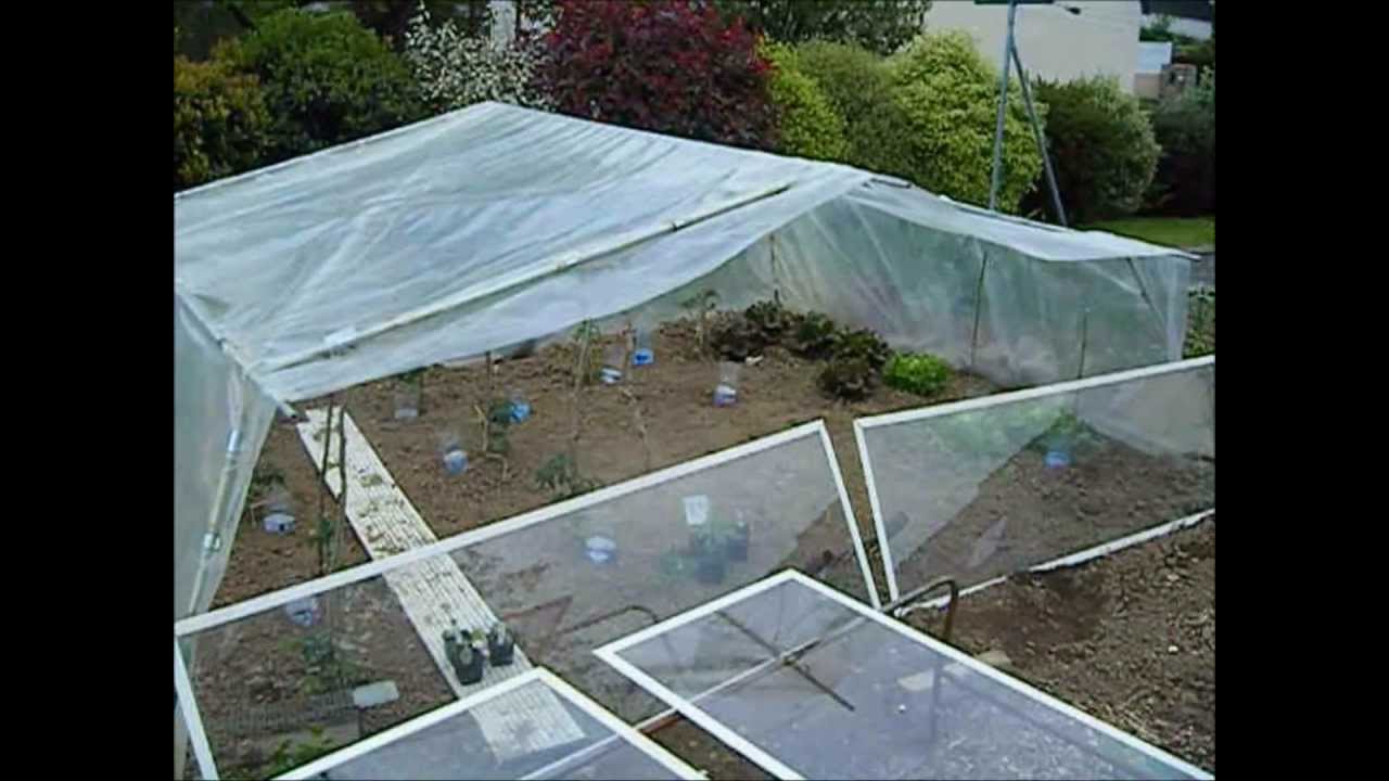 Serre de jardin pas cher , astuces récup youtube