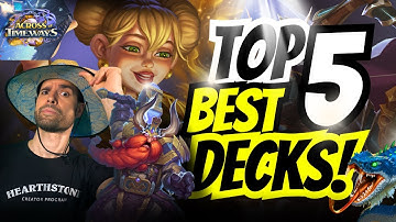 🔥 TOP 5 BEST DECKS to Hit LEGEND This November! | Updated Hearthstone META Report