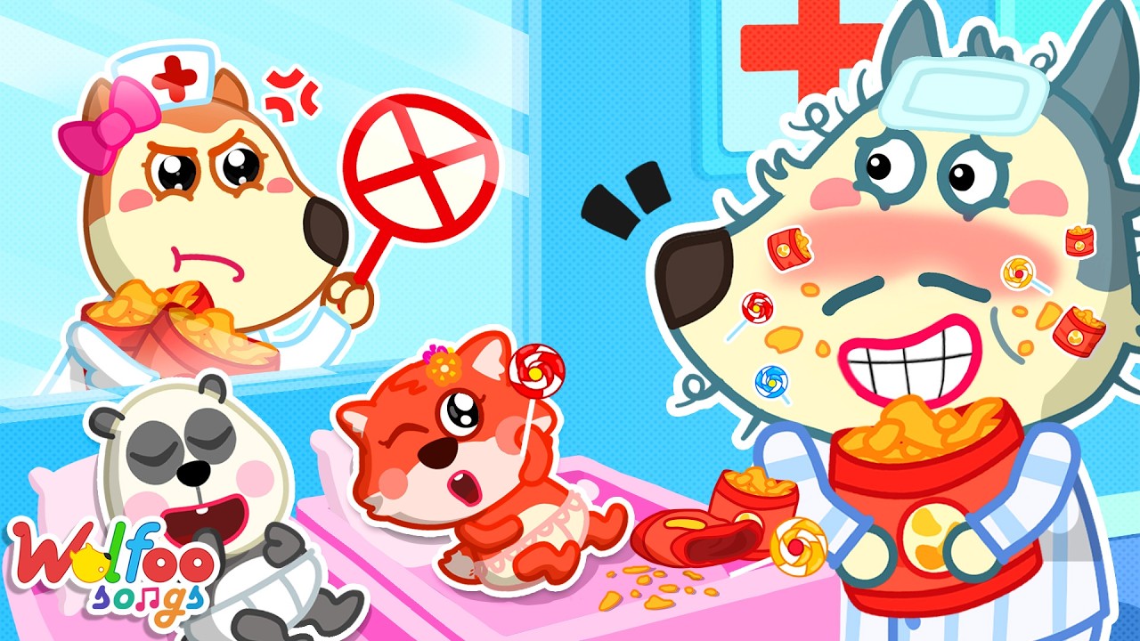 No Snacks in the Hospital 🏥🍭❌ Kids Songs & Nursery Rhymes | Wolfoo Channel