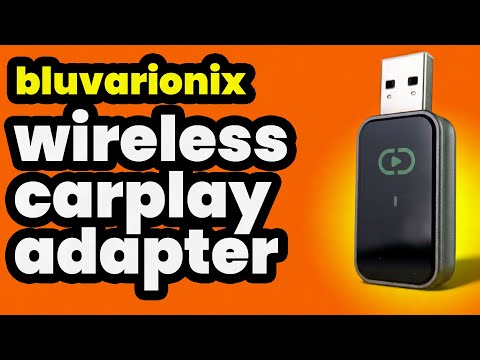 Bluvarionix Wireless Bluetooth Carplay Adapter — video thumbnail