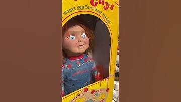 Thumbnail of Chucky doll OPEN AT YOUR OWN RISK #chucky #childsplay2 #halloween #trickortreatstudios #chuckydoll