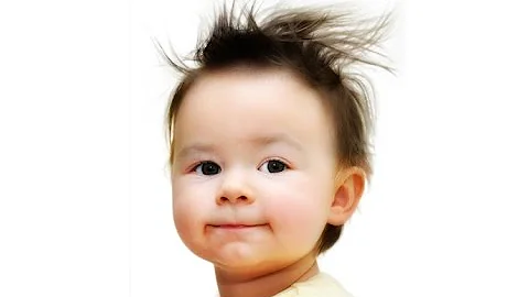 ¿Todos los bebés empiezan con el pelo rizado?