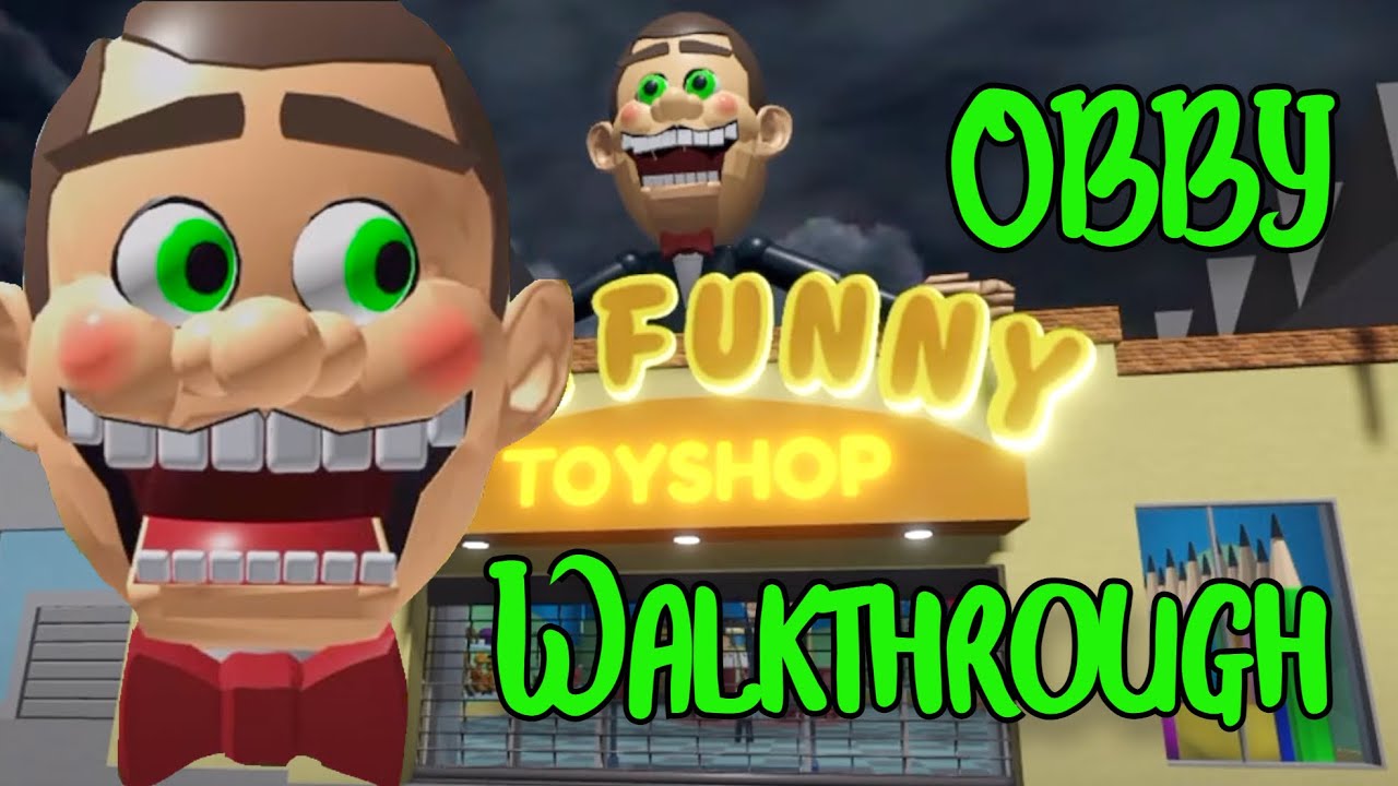 Escape Mr Funny's ToyShop SCARY Obby Roblox Gameplay Walkthrough Secret Present ALL Badges