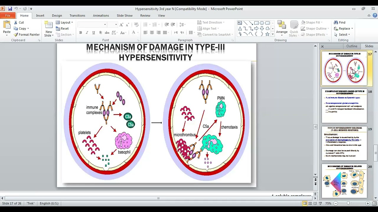 type II hypersensitivity and type III