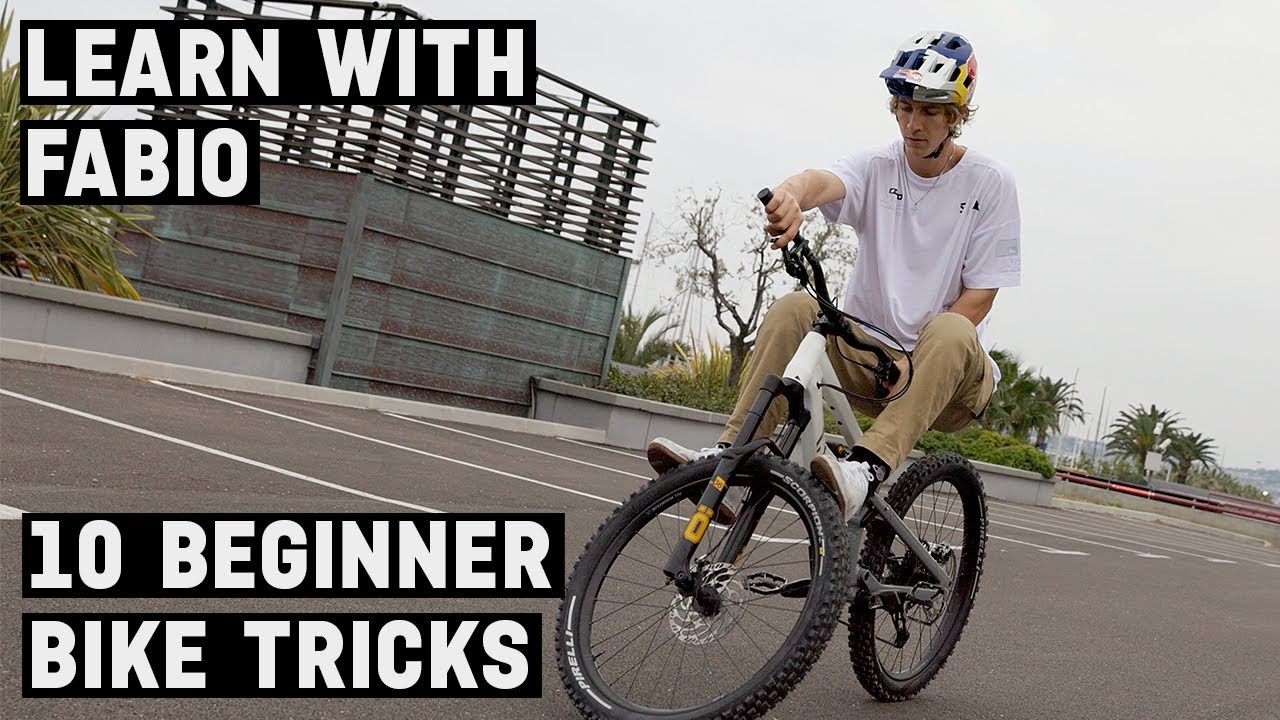 ⁣10 Beginner MTB Tricks with Fabio Wibmer