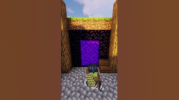 Minecraft Underground House 🏠#shorts