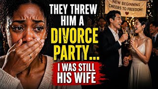 They Threw Him a Divorce Party… I Was Still His Wife