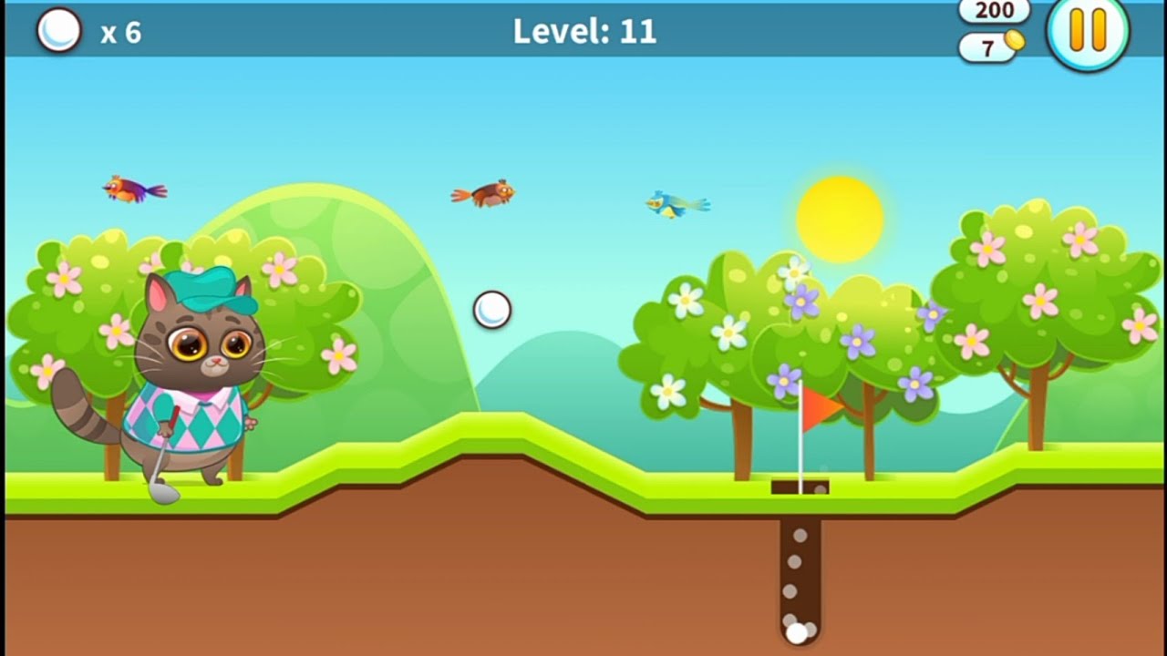 Bubbu Plays Golf Like a Pro! | Fun with My Virtual Pet Cat