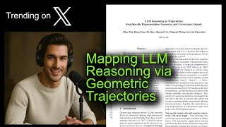 Mapping LLM Reasoning via Geometric Trajectories