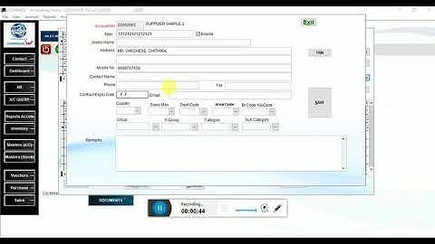 HOW TO CREATE AN ACCOUNT IN COMRADE SOFTWARE PLUS GST VERSION