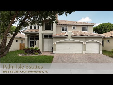 1963 SE 21st Court, Homestead, FL home video tour