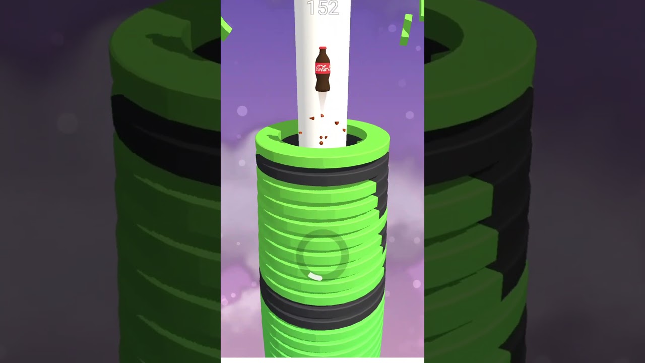 ✅Stack Ball FIRE gameplay 