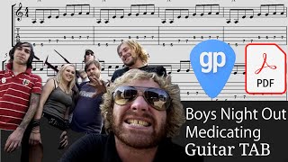 Boys Night Out - Medicating Guitar Tabs [TABS]