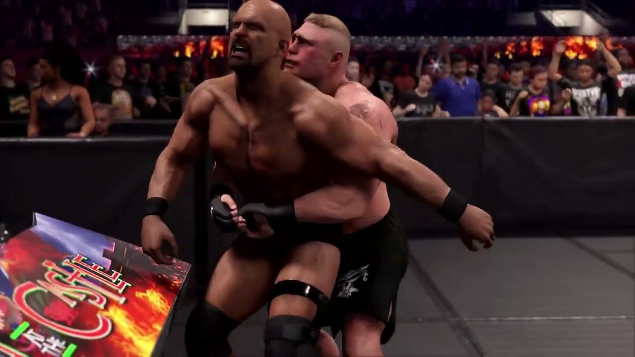 Брок Леснар против Стоуна Колда | WWE | WWE 2K24 | Gamer Beast