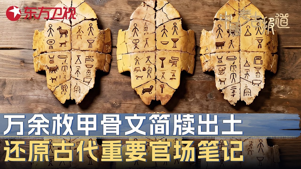 考古重大发现! 万余枚甲骨文简牍出土, 还原三千年前古代重要“官场笔记” #中国考古报道 FULL