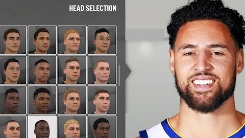 NBA 2K20 -* NEW* HOW TO MAKE KLAY THOMPSON FACE CREATION!!