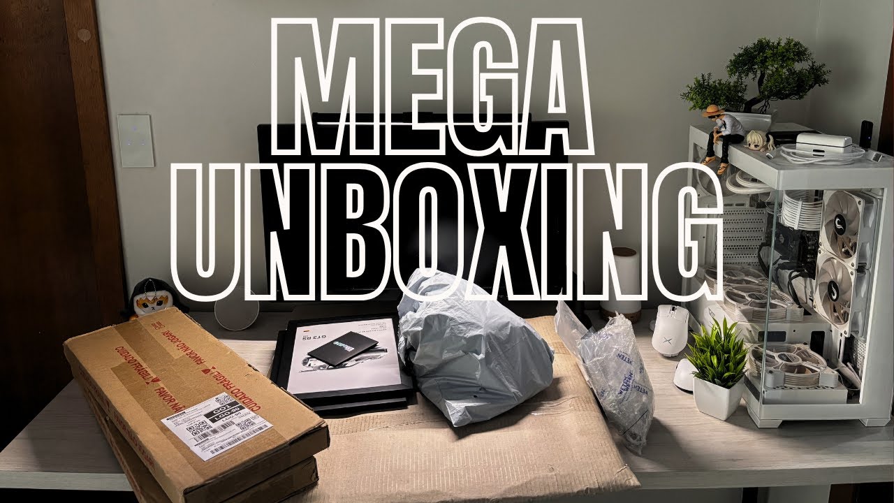 Vou Reformar o Meu Setup Gamer ! Mega unboxing compas que fiz para a ...
