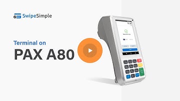 LIVE demo: SwipeSimple Terminal on PAX A80