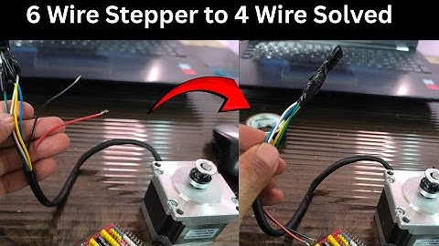How to Convert a 6-Wire Stepper Motor to 4-Wire for CNC Shield – Easy DIY Guide