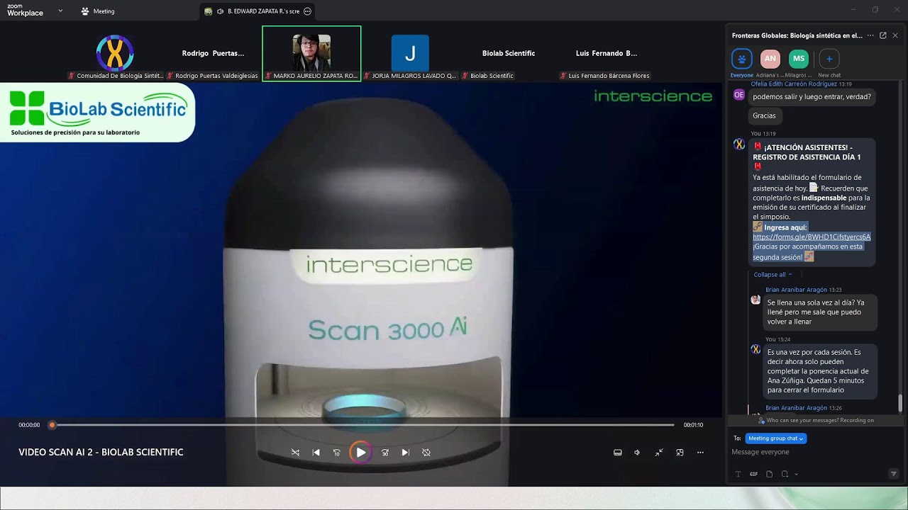 I Simposio Virtual Internacional Synbio by CBS UNMSM Día 1