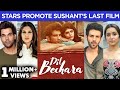 Shraddha Kapoor, Kartik - Bhumi, Rajkummar Rao Promote Sushant Singh Rajput's Last Film Dil Bechara